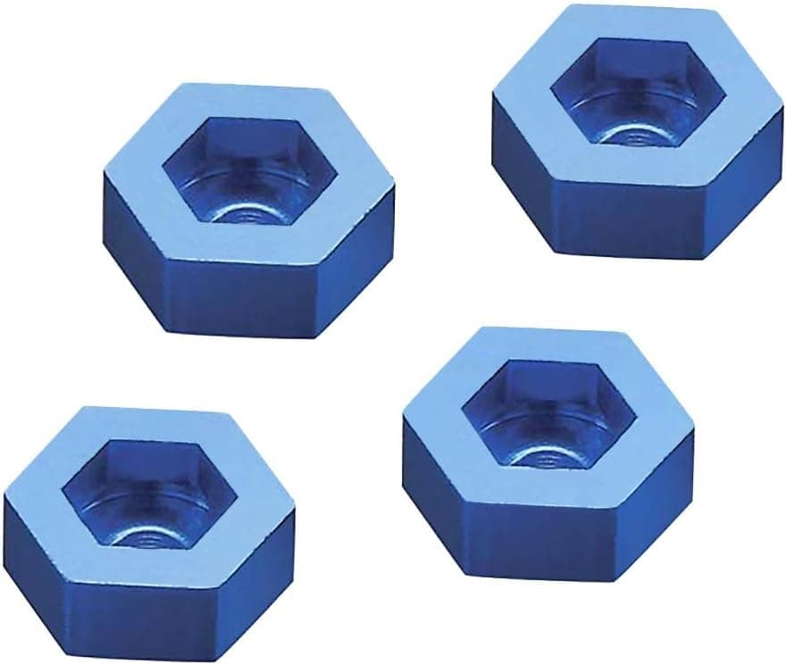Dromida Aluminum Wheel Adapter to 12mm Hex Blue (4)