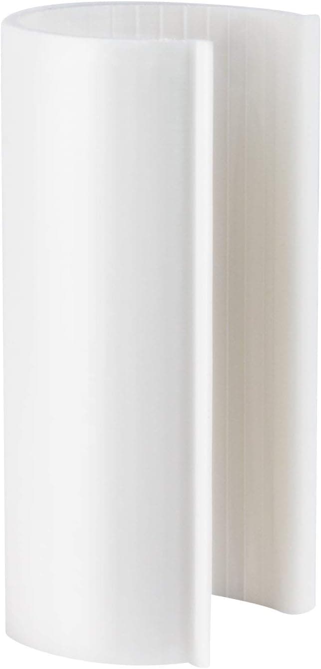 EZ White Snap Clamp 1-1/2 Inch X 4 Inches Wide for 1-1/2 Inch PVC Pipe 10 Per Bag