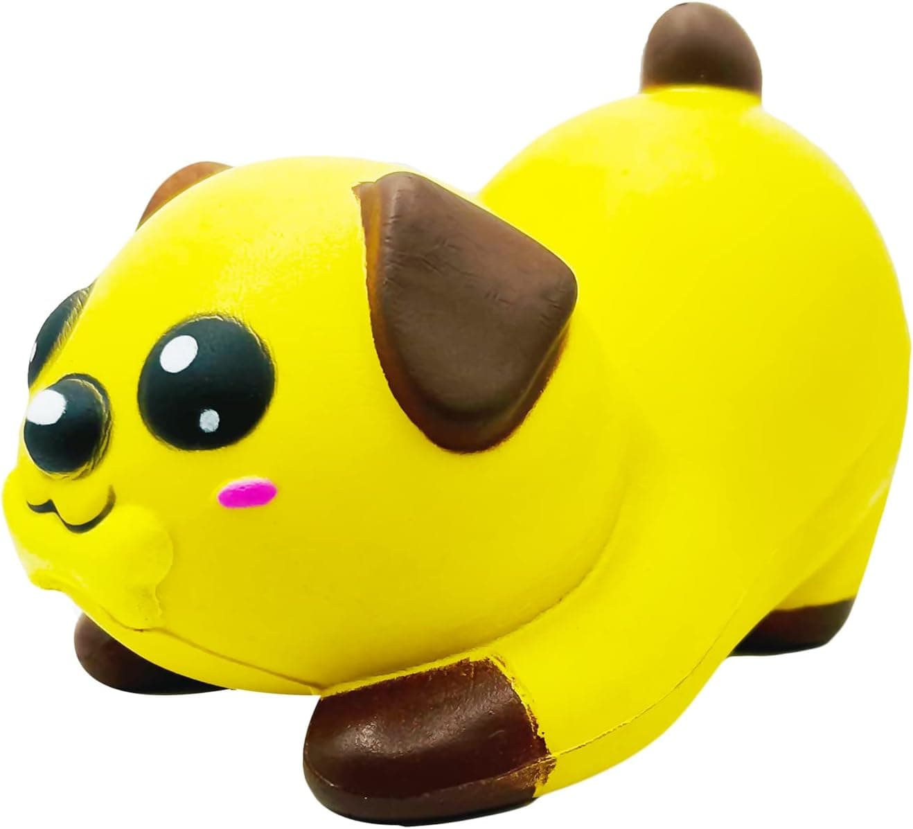 ASMFUOY Dog Squishies Slow Rising Toy for Kids Birthday Gift,Cute Animal Stress Relief Puppy Squishys Squishi Squeeze Toys for Kids
