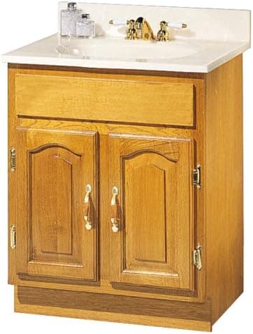 Foremost Industries DVA-2418 24-by-18-by-30-Inch Oak Two Door Lavatory Vanity