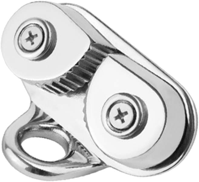 BESPORTBLE 1 Pc Cam Cleat Leading Ring Fairlead Stainless Steel Matic Cam Cleat Clip for Sailboat Kayak Canoe Dinghy