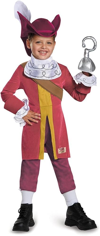 Jake and The Neverland Pirates Captain Hook Deluxe Costume for Toddler
