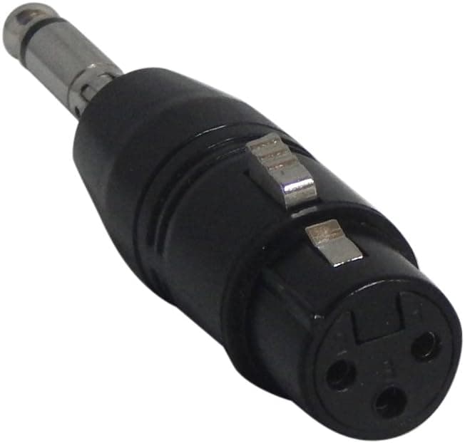 Sendt XLR Female to 1/4 inch (6.3mm) Mono Male Adapter, Unbalanced
