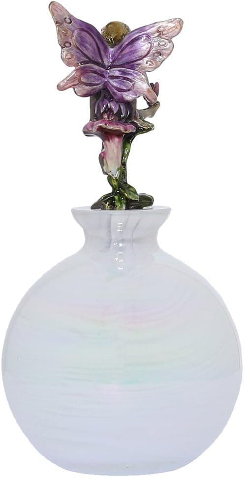Vintage Magical Violet Refillable Empty Crystal Perfume Bottle Handmade Home Decor Lady Wedding Gift