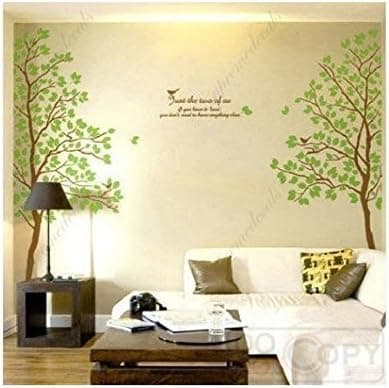 Tree- Wall Art Decals Graphic for Home Decor/ Wall Sticker (Twin Tree)