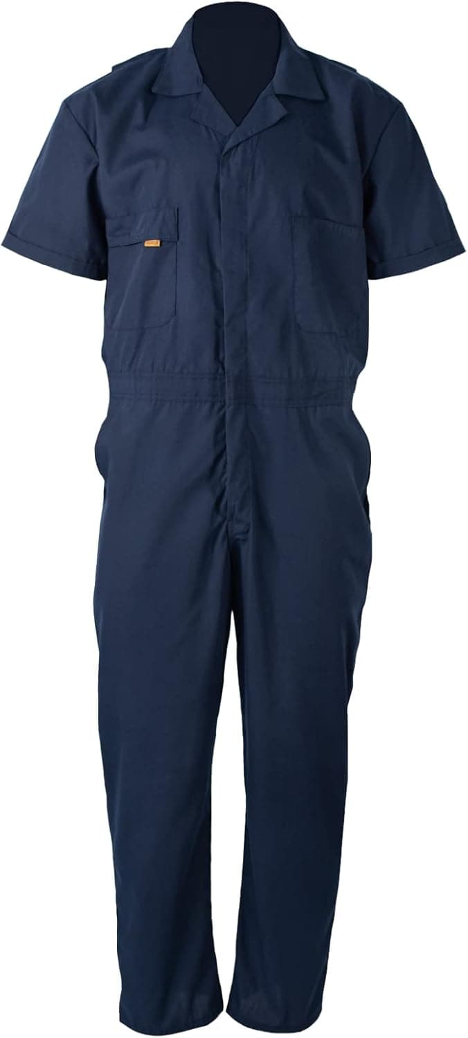 Five Rock Poplin Short Sleeve Unlined Coveralls Regular Fit