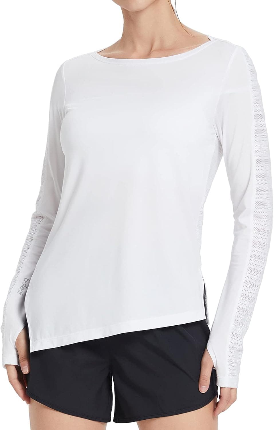 BALEAF Women's Long Sleeve Workout Shirts Tops Loose Fit Quick Dry Athletic Soft