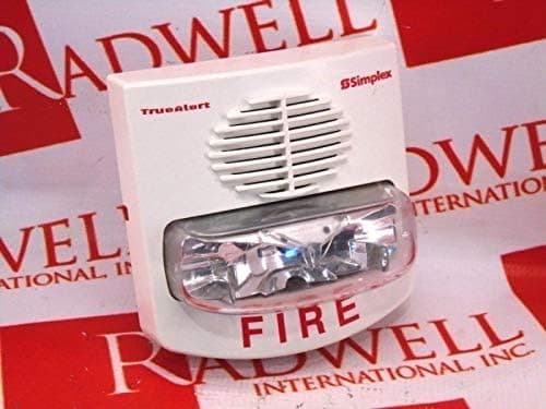 SIMPLEXGRINNELL 4906-9129 Horn with Multi-Candela Strobe, 75 OR 110 Candela, Wall, WHT, Strobe Intensity Selectable AS: 15, 30, A/V M-C Non-Address