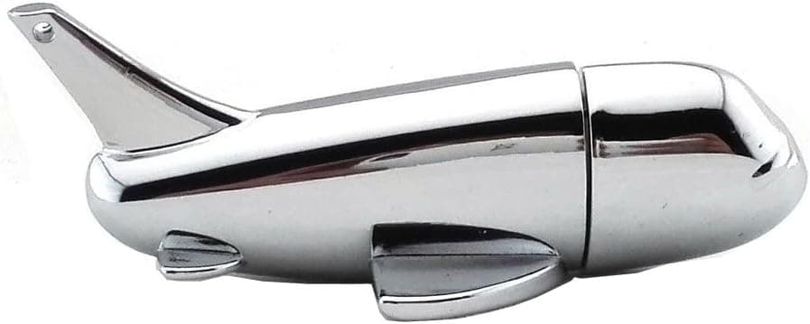 Aneew 64GB Pendrive Metal Airplane Plane Aircraft USB Flash Drive Memory Photograph Gift for Pilot