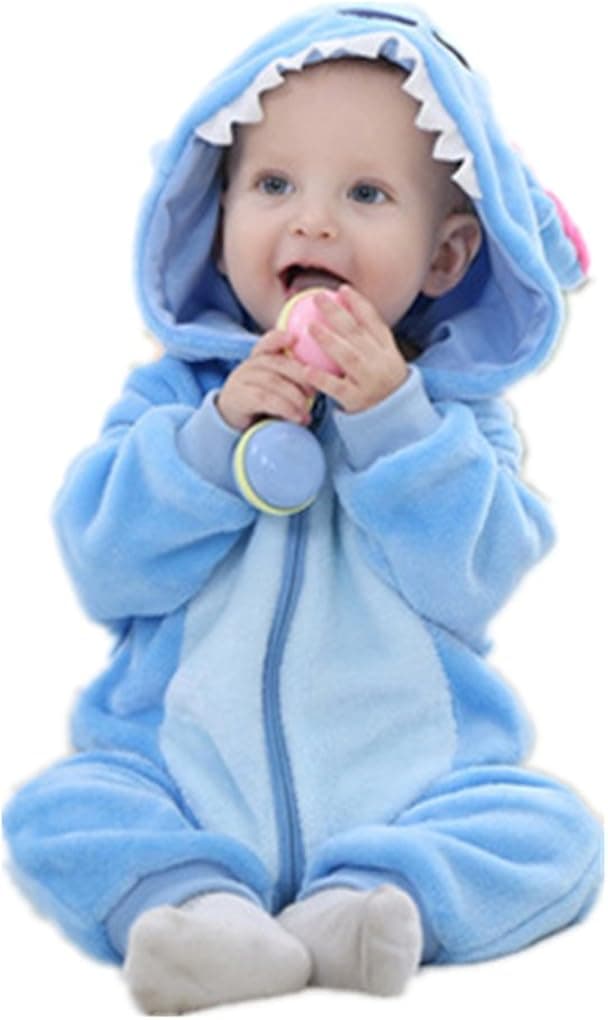 Cute Cartoon Baby Pajama Set Novelty Cotton Baby Rompers boy Girl Animal Rompers Stitch Baby's Sets