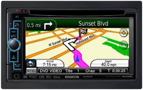 Kenwood DNX5160 6.1-Inch In-Dash Double-DIN Navigation DVD Receiver