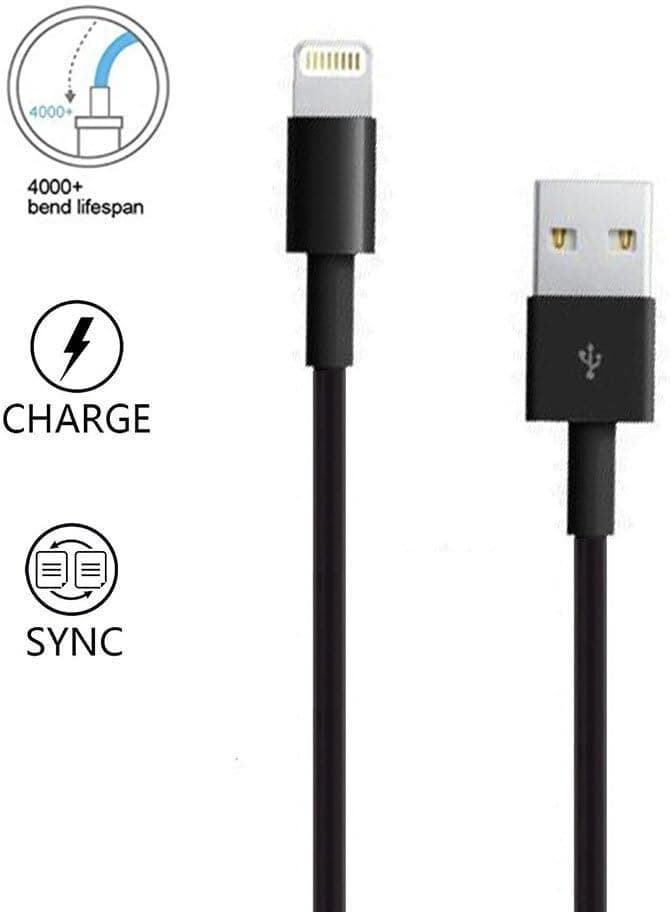 Lightning Cable,10Ft Extended Extra Long 8 Pin to USB Sync and Charging Cable Charger Power Cord for Iphone X 8 7 6 6 Plus, Iphone 5 5s 5c (Black)