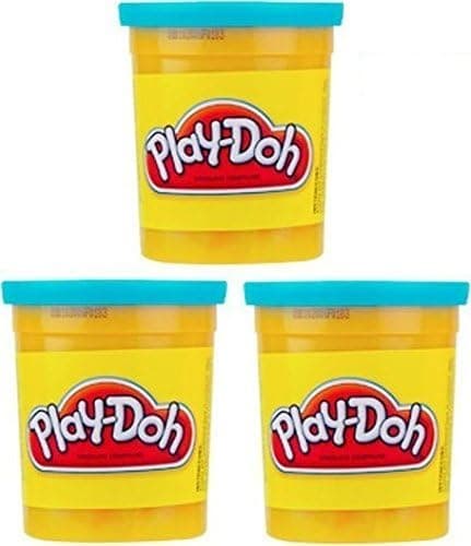 (3 Pack) Bright Blue (23859) Hasbro Play-Doh 5 oz. (15 oz. total)