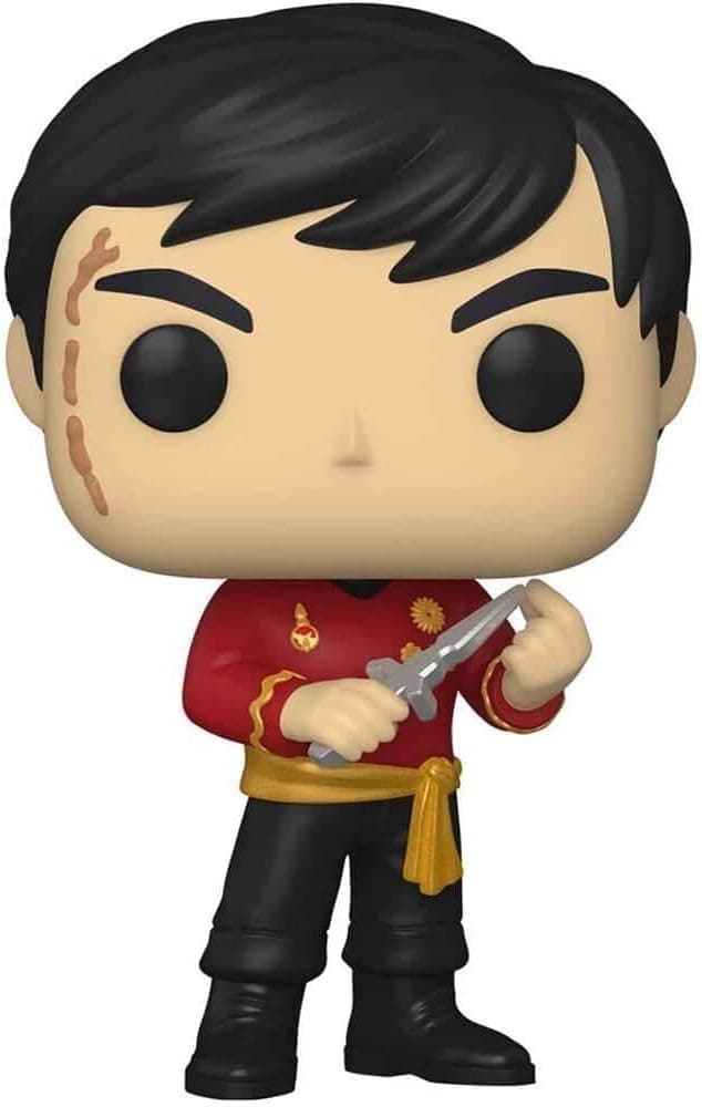 POP TV: Star Trek - Sulu (Mirror Mirror Outfit) Collectible Vinyl Figure, Multicolor, One Size