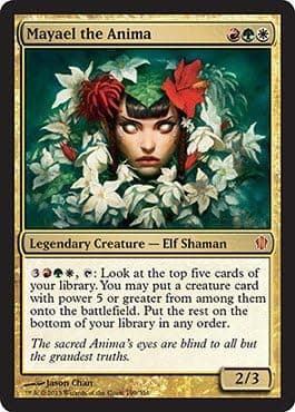 Magic The Gathering - Mayael The Anima (199/356) - Commander 2013