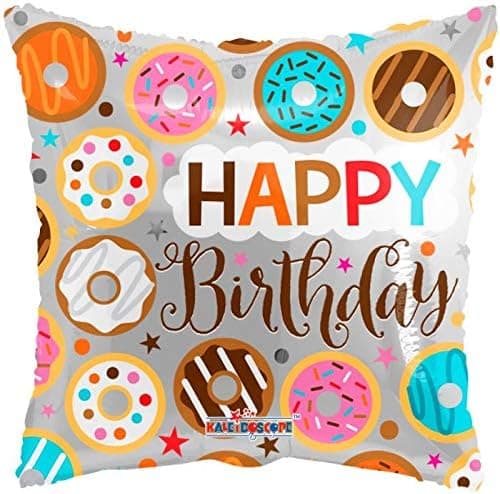 Happy Birthday Donuts 18'' Mylar Balloon