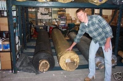 10' x 10' 60 Mil Black EPDM rubber roofing