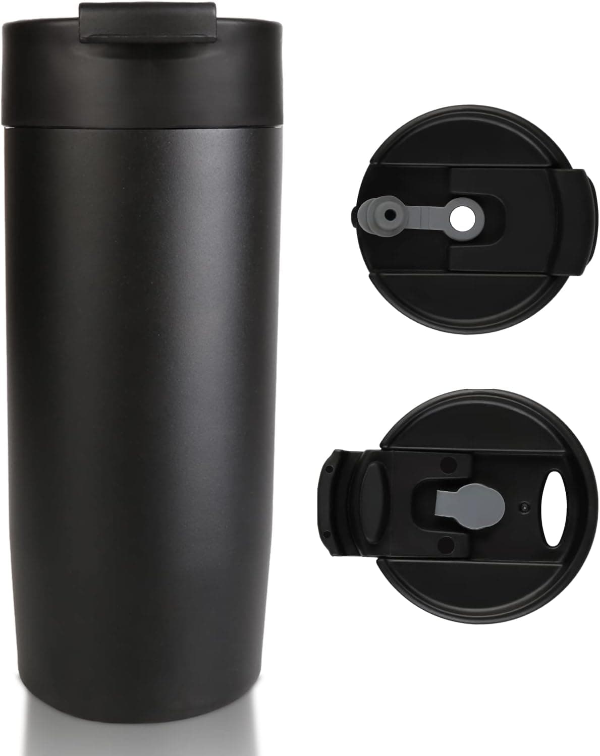 Cocktail Shaker | 20oz Triple-Insulated Stainless Steel Cocktail Shaker and Tumbler with Dual Lid Function, Shatter-Proof Top and Lid | Travel Mugs Coffe Cup Home Bartender