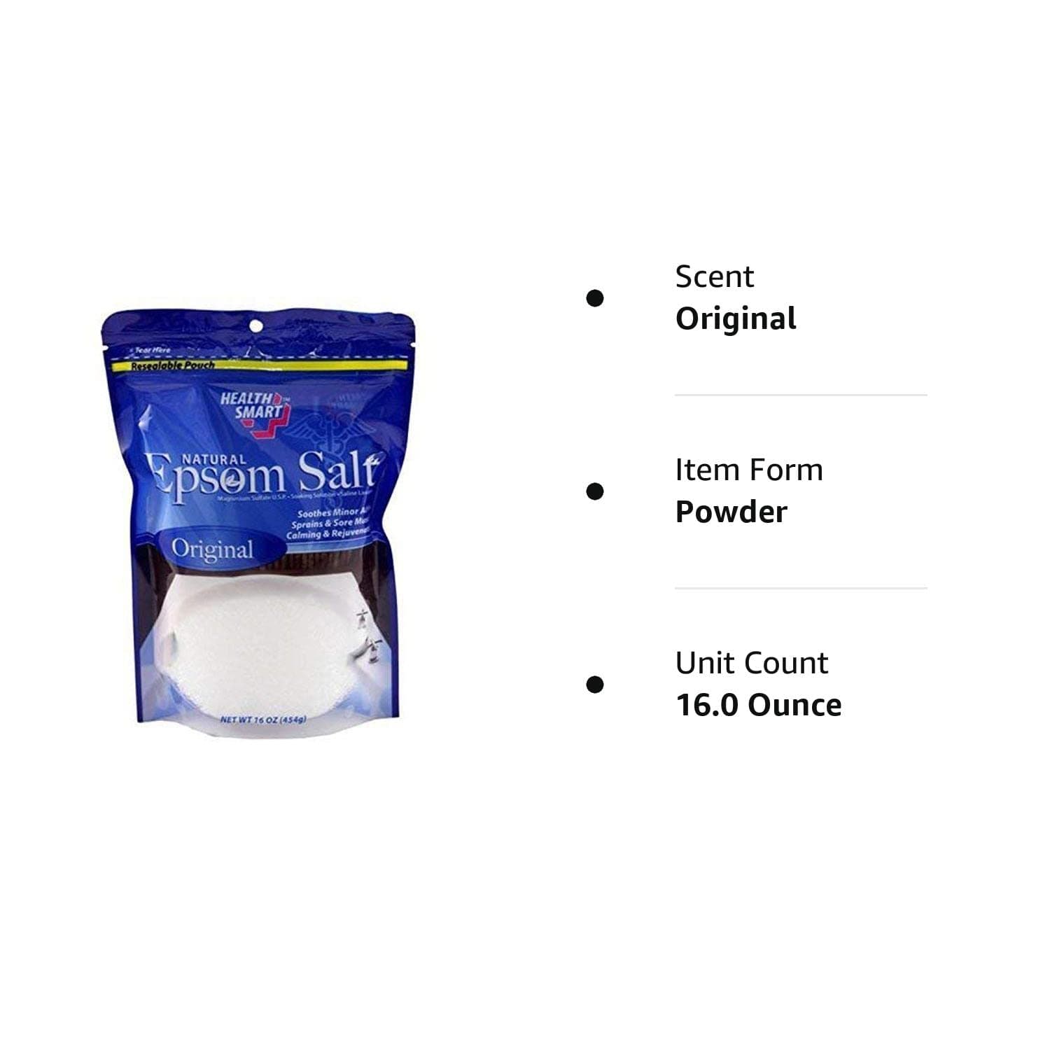 Natural Epsom Salt (Original) 16oz