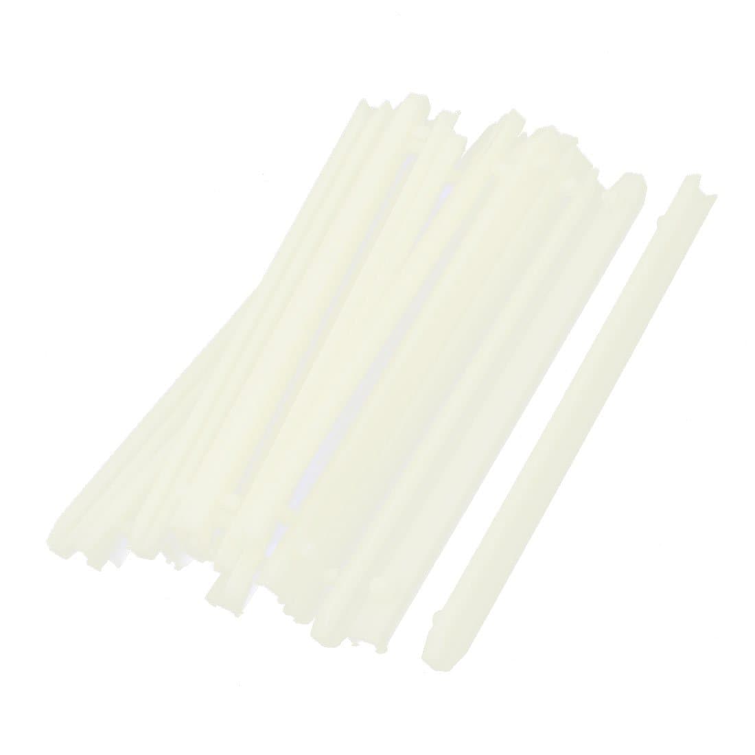 uxcell 20pcs 152mm Length Horizontal Mount PCB Board Card Guide Rail Slot Bar