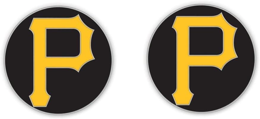 WinCraft MLB Pittsburgh Pirates 62091011 Earrings Jewelry Card