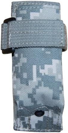 ACU Digital Camo MOLLE Flashlight Pouch Hunting Airsoft, law enforcement