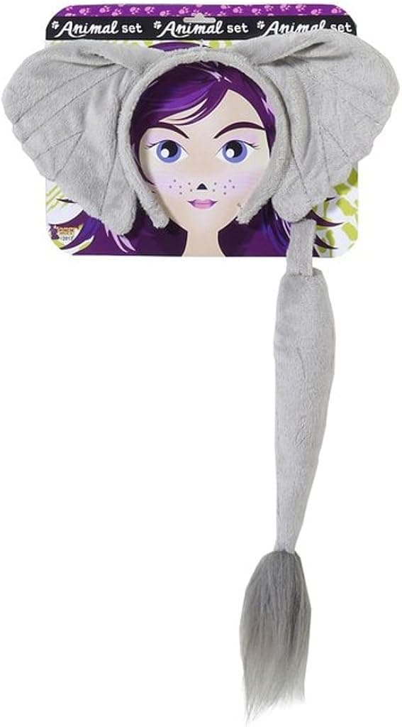Forum Novelties Playful Animals Elephant Costume Accessory Set, Multi, One size