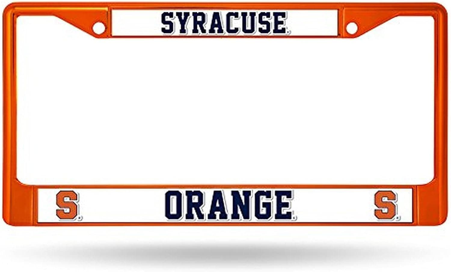 Rico Industries NCAA Unisex-Adult Standard Chrome License Plate Frame