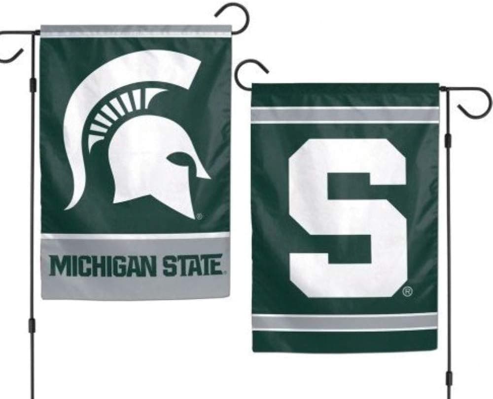 NCAA Michigan State Spartans Premium 12" x 18" 2 Sided Garden Flag