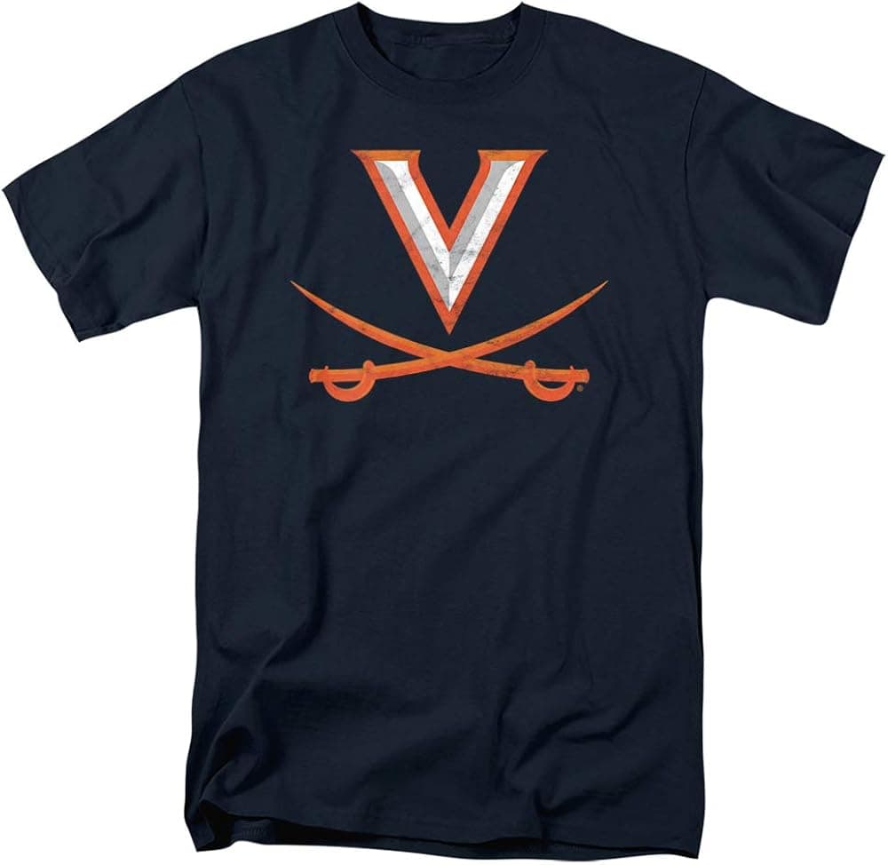 University of Virginia Official Distressed Primary Unisex Adult T Shirt