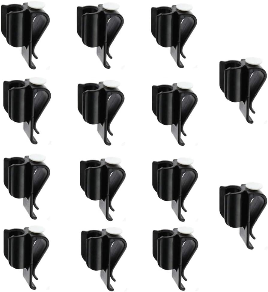 FASTROHY 14Pcs Golf Club Bag Clip On Putter Clamp Holder Putting Organizer Club Ball Marker