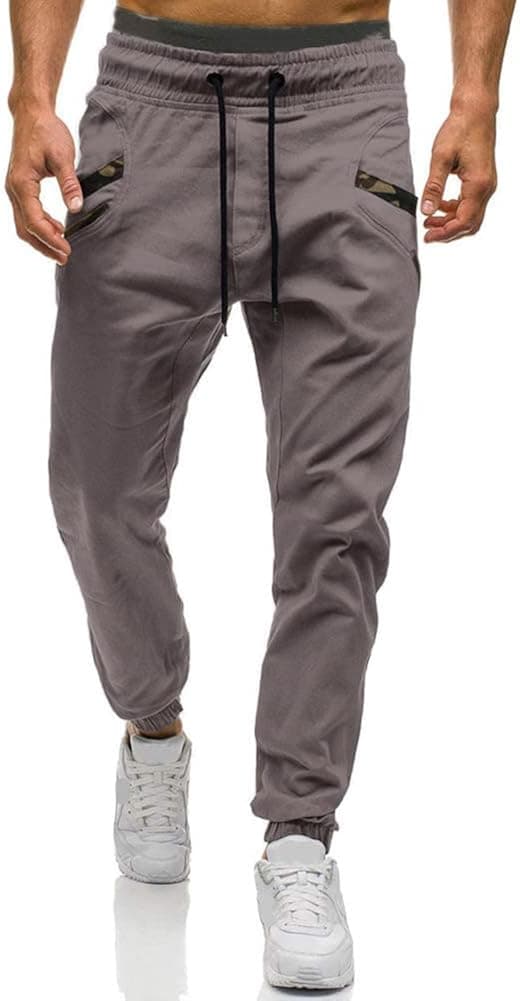 RUFEYY Men's Joggers Pants Workout Casual Slim Fit Cargo Pants Athletic Sweatpants Trousers Mens Fashion Sports Long Pant