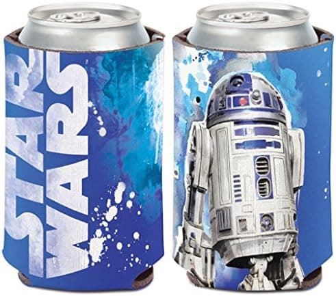 Star Wars R2-D2 1-Pack 12 oz. 2-Sided Foldable Neoprene Can Cooler