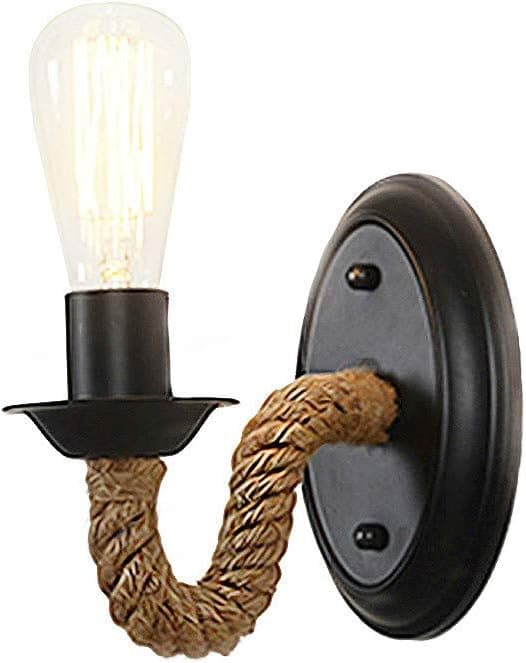 SUSUO Lighting Retro Hemp Rope Lighting Fixture (Wall sconces)
