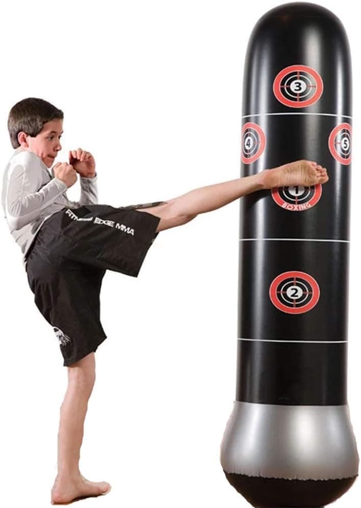 Punching Bag,Inflatable Punching Bag Boxing Bag Freestanding Great Gift for Kids Boys Girls