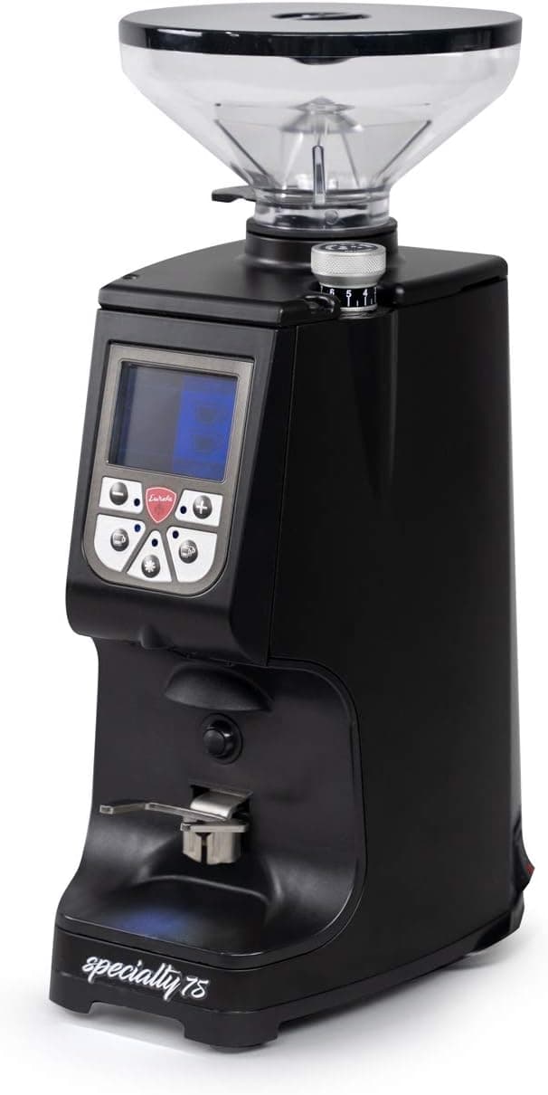 Eureka Atom 75mm Espresso Grinder, Short Hopper, Black
