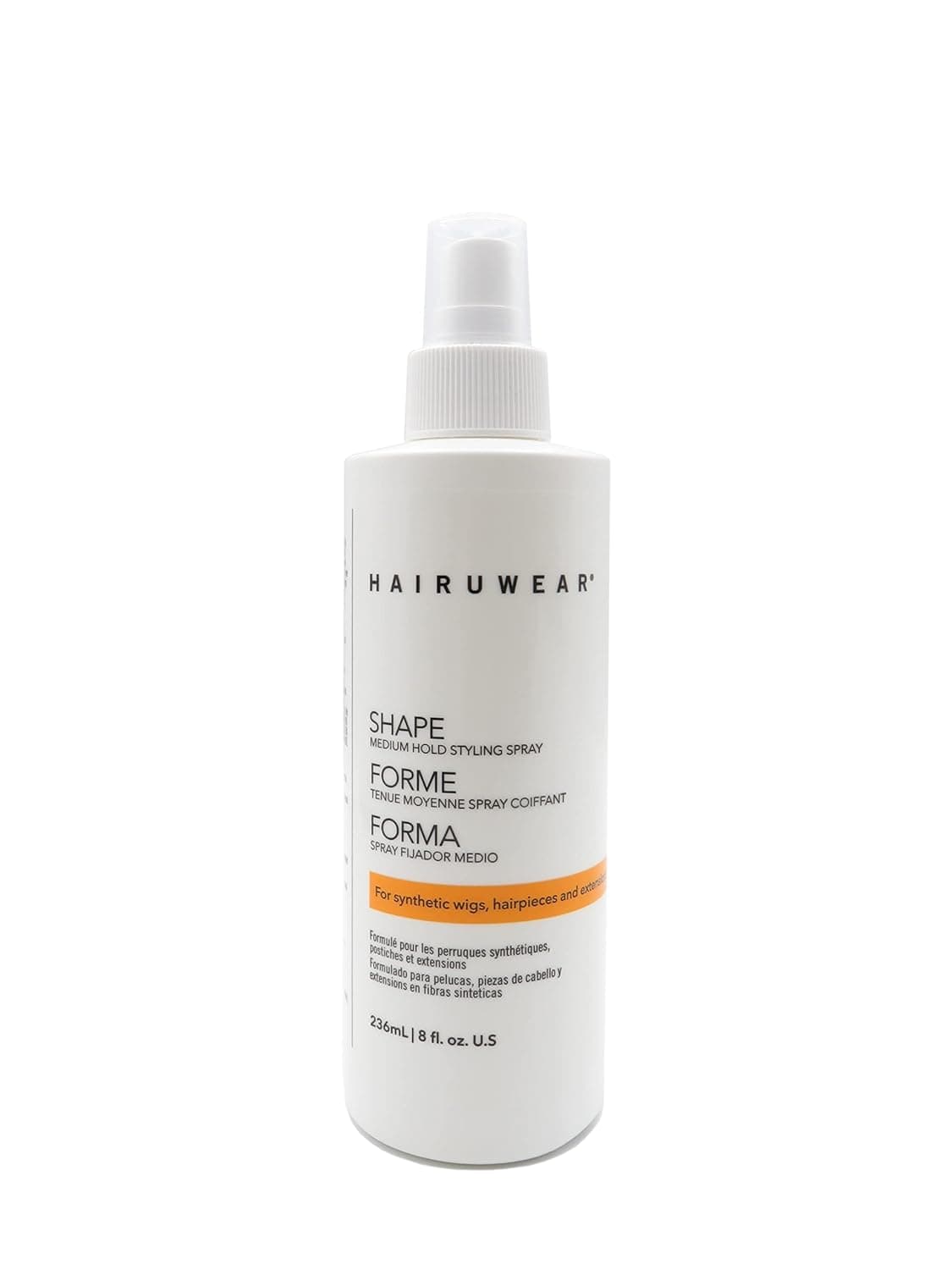 HairUWear"Shape" Medium Hold Styling Spray for Wigs & Hair Extensions 8 oz.