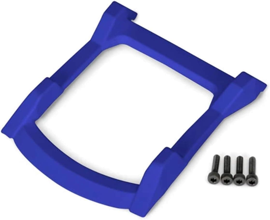 Traxxas 6728X - Skid Plate, roof (Body) (Blue)/ 3x12mm CS (4)