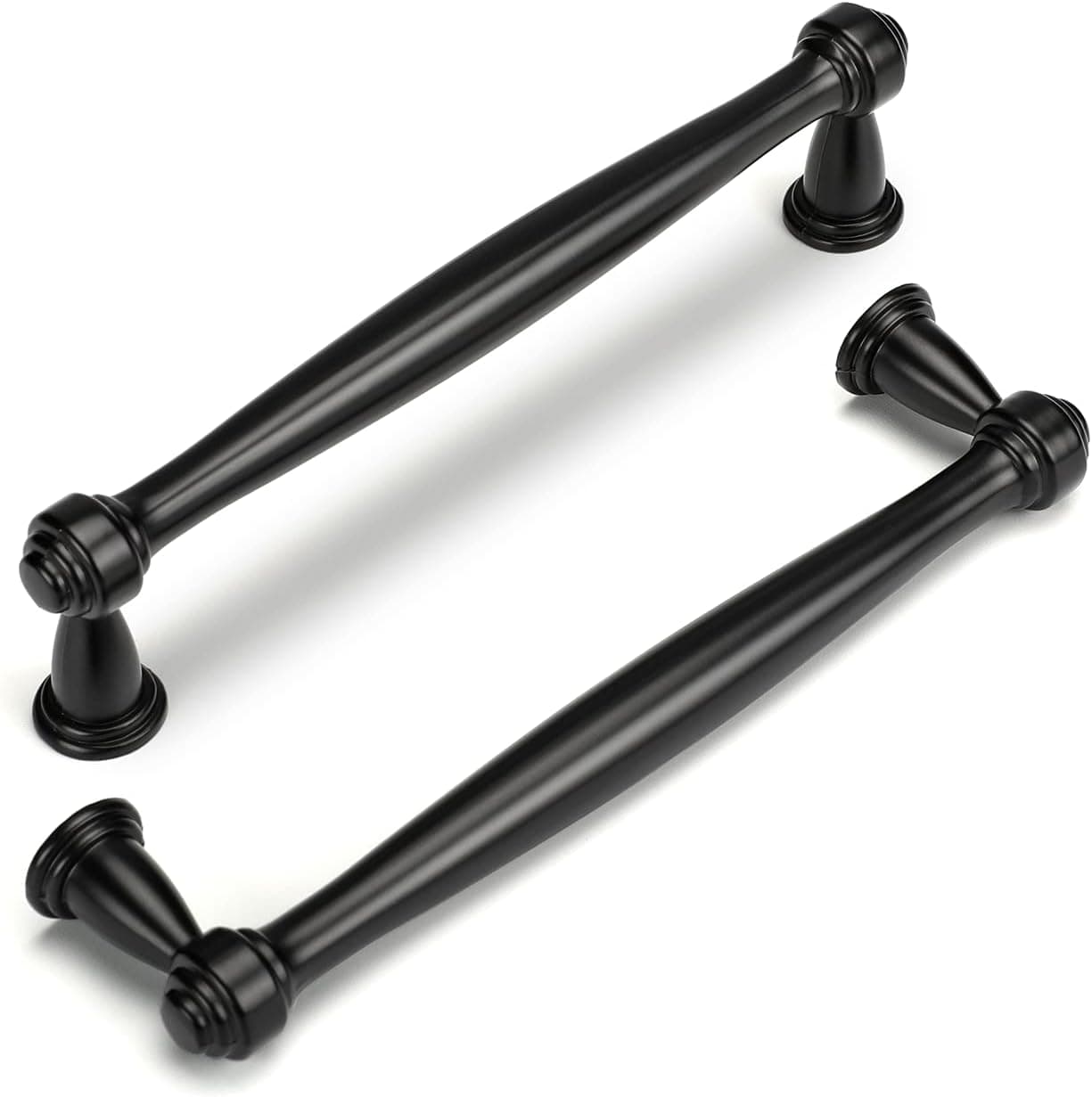 goldenwarm 10 Pack Matte Black Cabinet Pulls Black Drawer Pulls 5in Cabinet Pulls Handles Black Cabinet Hardware for Kitchen Matte Black Drawer Handles Black Pulls for Kitchen and Bathroom