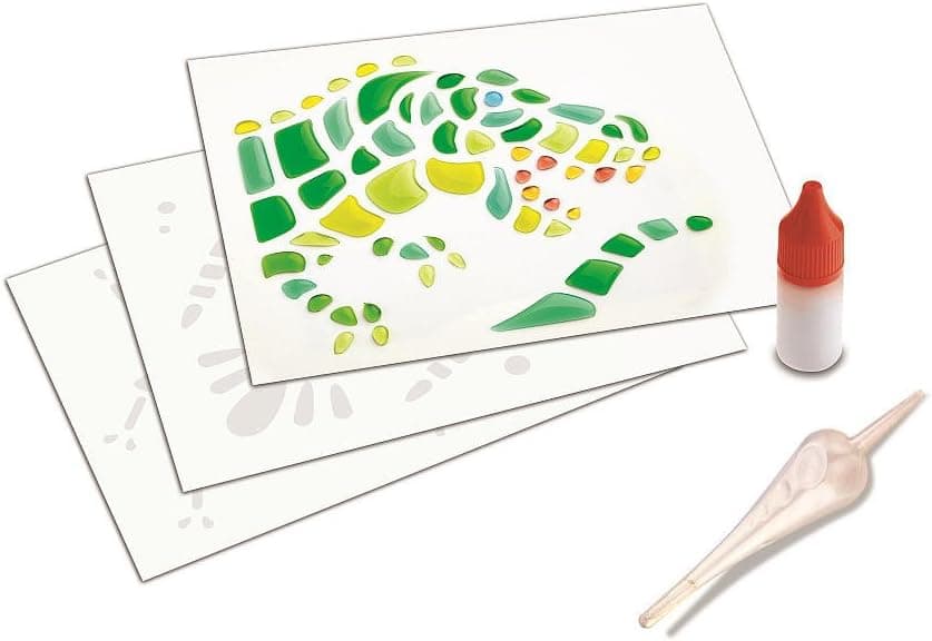 The Toy Box Artsplash Accessory Pack with Red Dye - Dinosaur, Spaceship and Beetle