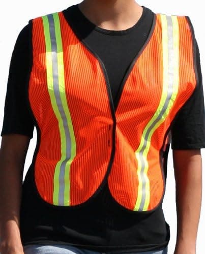 Gold Belt Hi-Viz Children's/Youth 1.5" 3M Vertical Reflective Tape Striped Vest