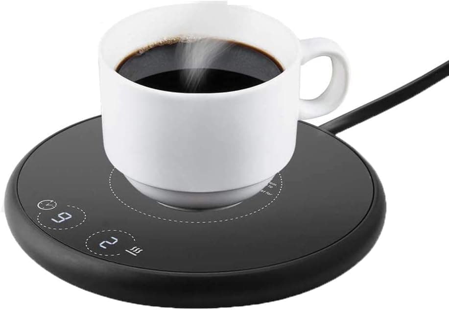 Coffee Mug Warmer, Coffee Warmer for Desk, Mug Warmer with Auto Shut Off, Coffee Cup Warmer for Coffee Milk Tea, Candle Wax Cup Warmer Heating Plate