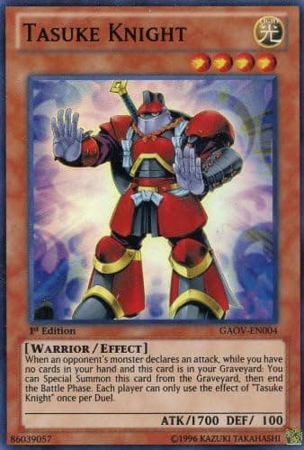 Yu-Gi-Oh! - Tasuke Knight (GAOV-EN004) - Galactic Overlord - 1st Edition - Super Rare