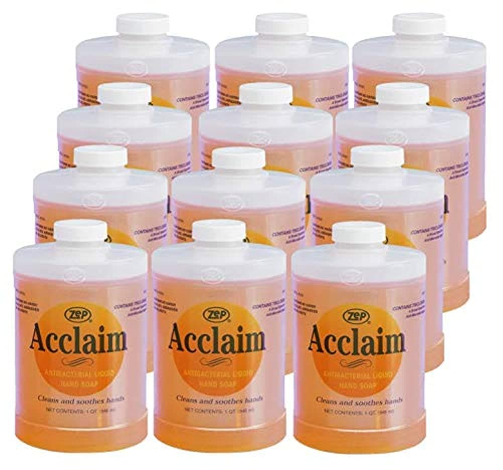 Zep Acclaim Antibacterial Liquid Hand Soap - 32 Ounces (Case Of 12) 314901 - Perfect For Business Or Home Use - Can Attach To D-1000 Dispenser Pump