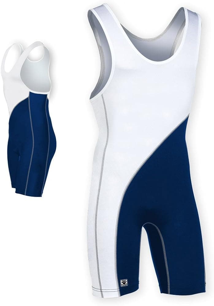 Brute Buckeye Singlet - Navy/White