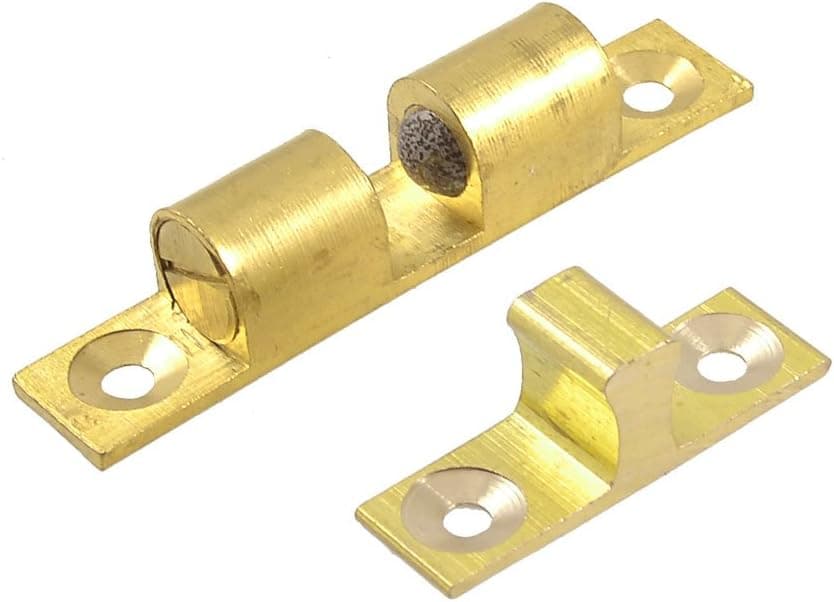 Uxcell Cupboard Drawer 60mm Brass Double Ball Catch Door Latch