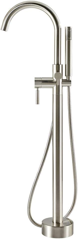 Ove Decors Athena Satin Nickel Freestanding Faucet