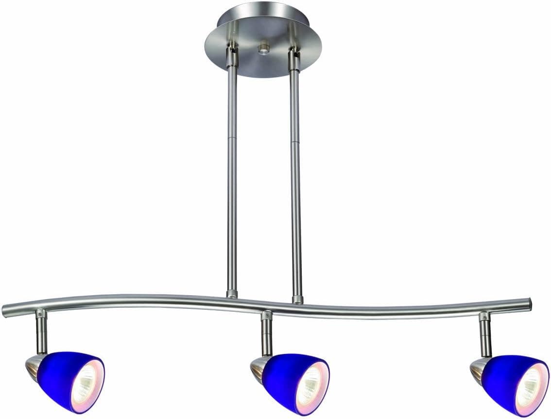 Design House 517169 Gibson 3 Light Rail Light, Satin Nickel