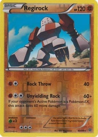 Pokemon - Regirock (40/98) - Ancient Origins - Reverse Holo