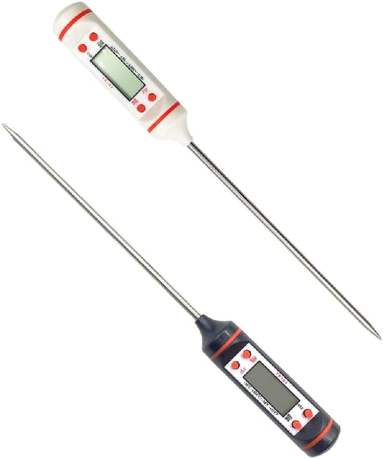 Chironal 2Pcs Kitchen Foods Thermometer Meat Milk Food Temperature Measuring Tool BBQ Accessories Cooking Tool Household Thermometers